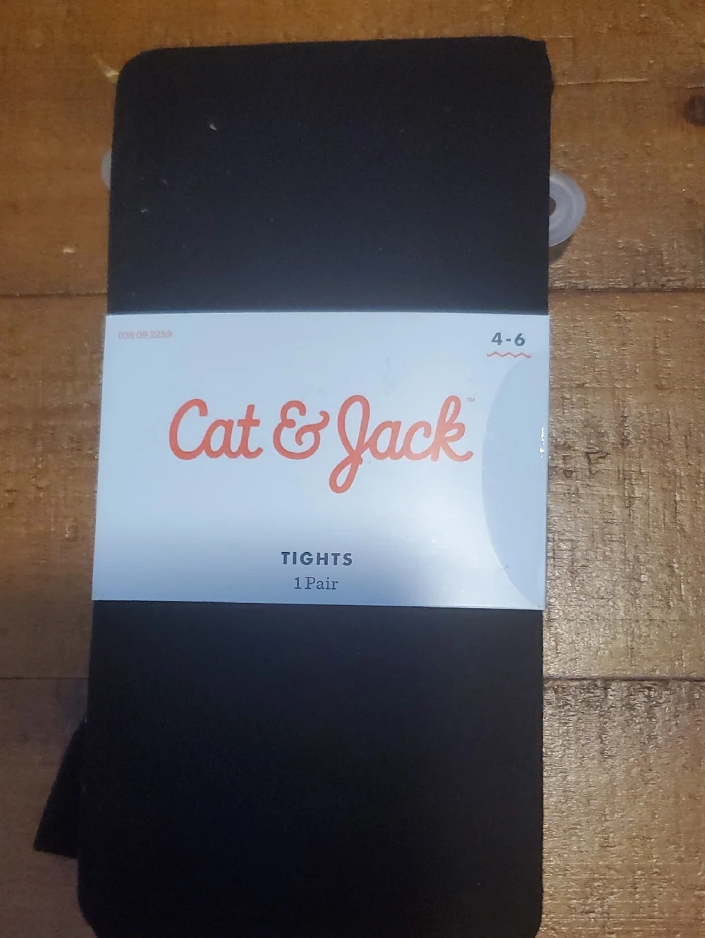 Cat & Jack Black Kids Tights